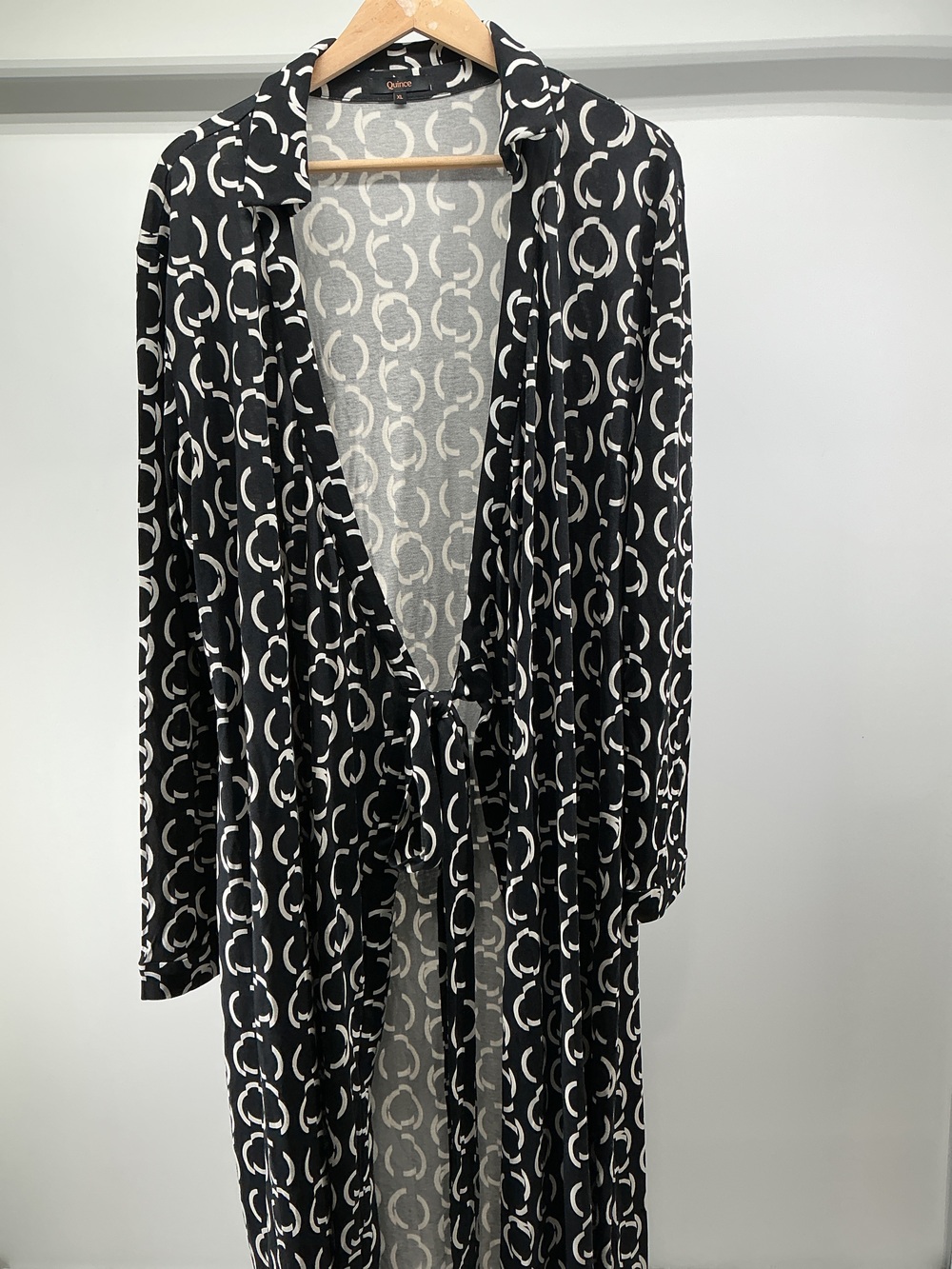 100% Silk Jersey Midi Wrap Dress
